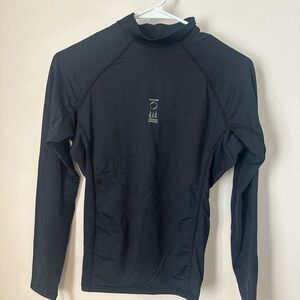 Women's Black Long Sleeve Top